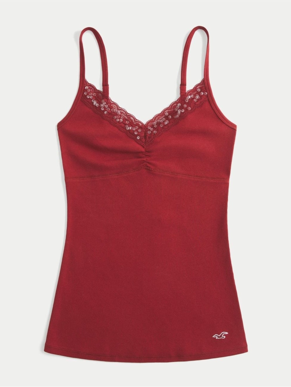 Hollister Lace Trim Layering Tank
